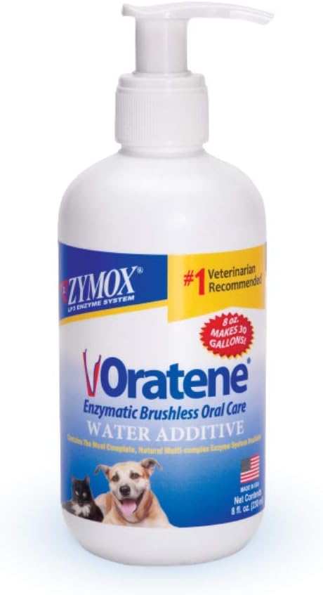 Pet King Brands ZYMOX Oratene Enzymatic Brushless Oral Care Water Additive