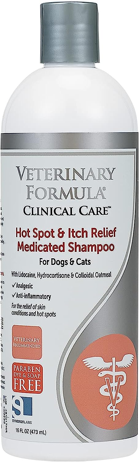 Veterinary Formula Clinical Care Hot Spot & Itch Relief Medicated Shampoo for Dogs