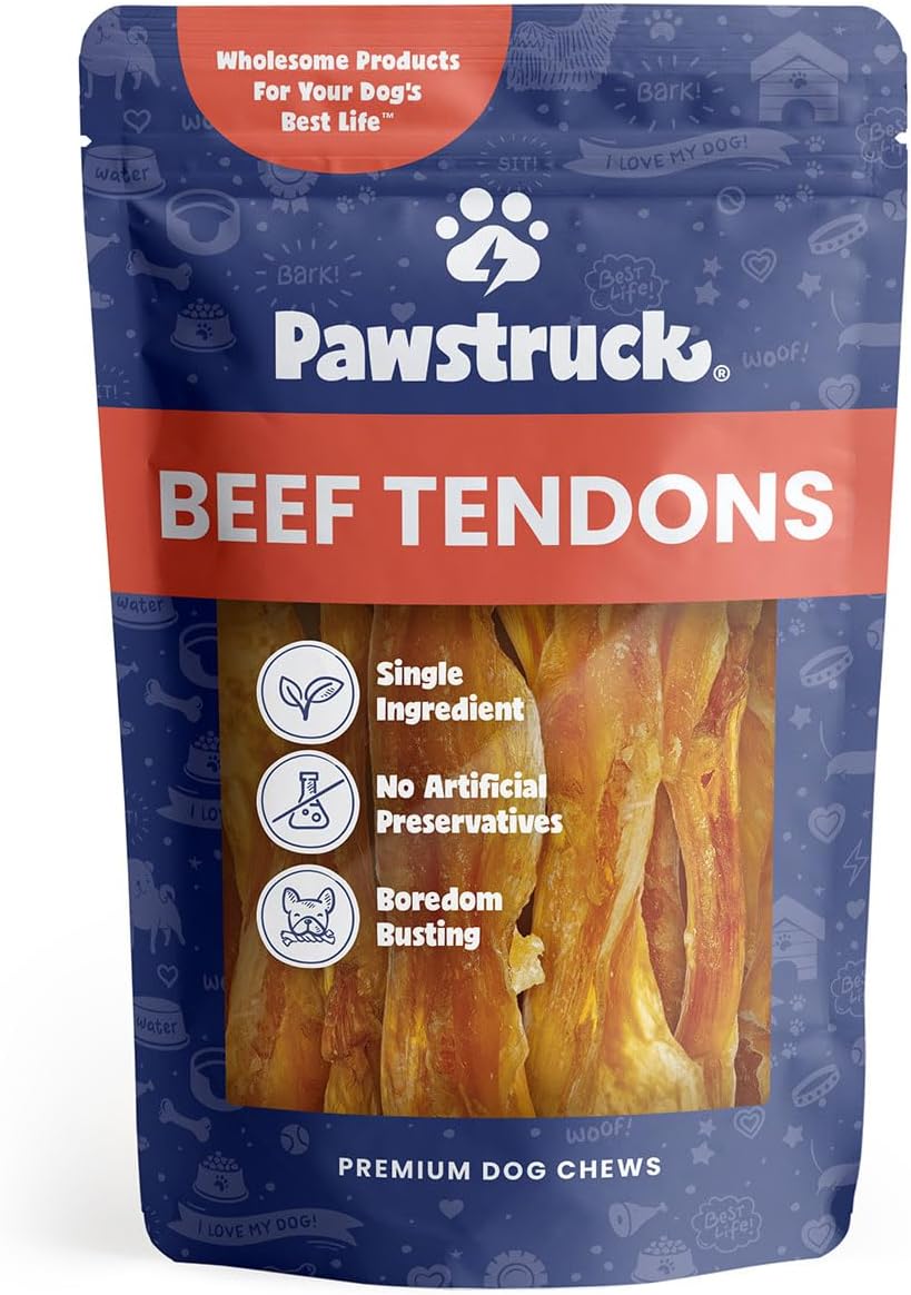 7-9” Beef Tendon Chews for Dogs (10 Sticks)