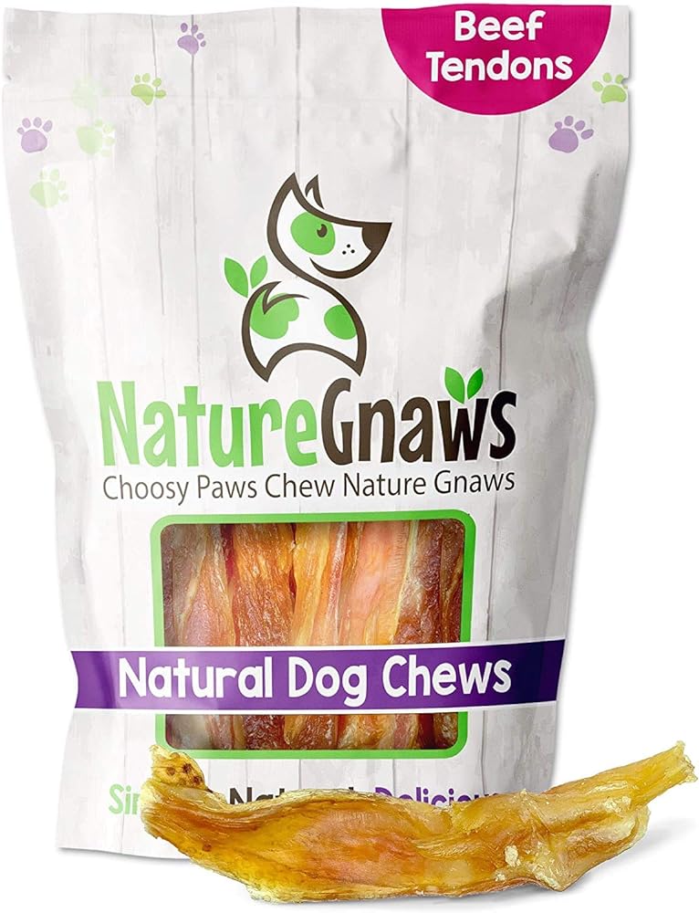 Nature Gnaws Tendons for Dogs - Premium Natural Beef Sticks