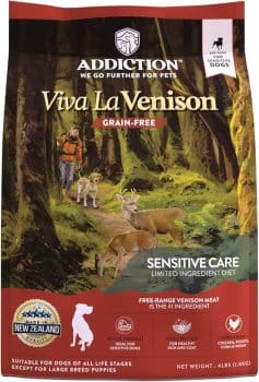 Addiction Viva La Venison Dog Food 