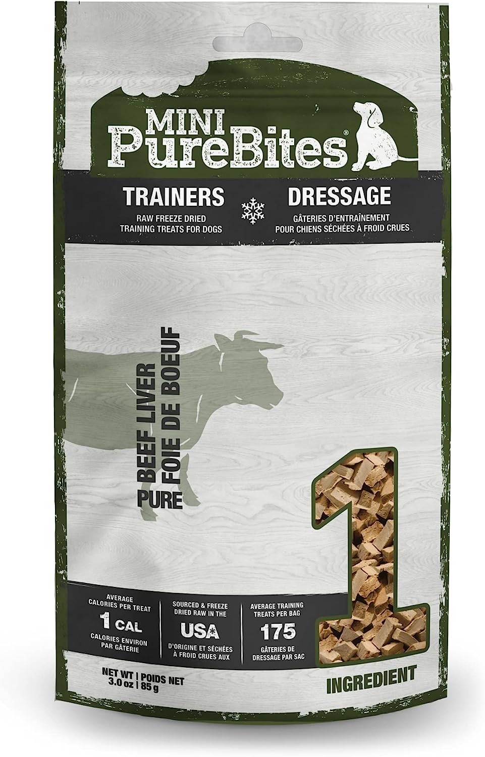 Mini-PureBites Freeze Dried Beef Dog Treats