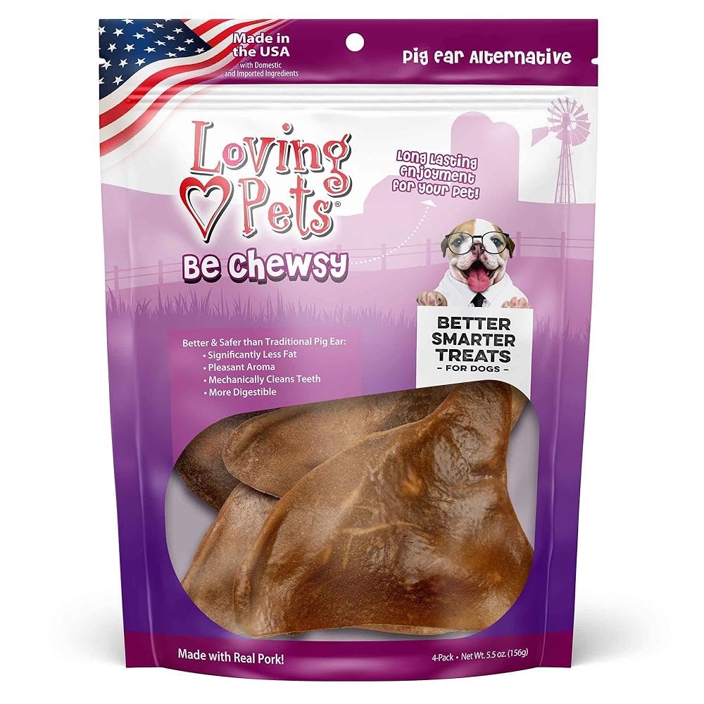Loving Pets - Be Chewsy Pig Ear Alternative for Dogs