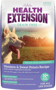 Health Extension Grain Free Venison & Sweet Potato Dry Dog Food