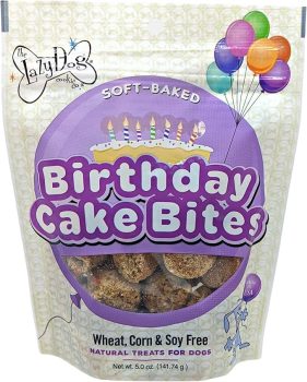 The Lazy Dog Cookie Co. Mutt Mallows Birthday Cake Soft Baked Dog Treats