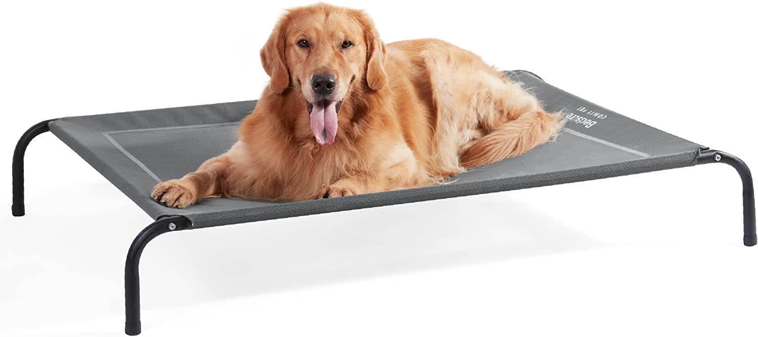 4. Bedsure Large Elevated Outdoor Dog Bed