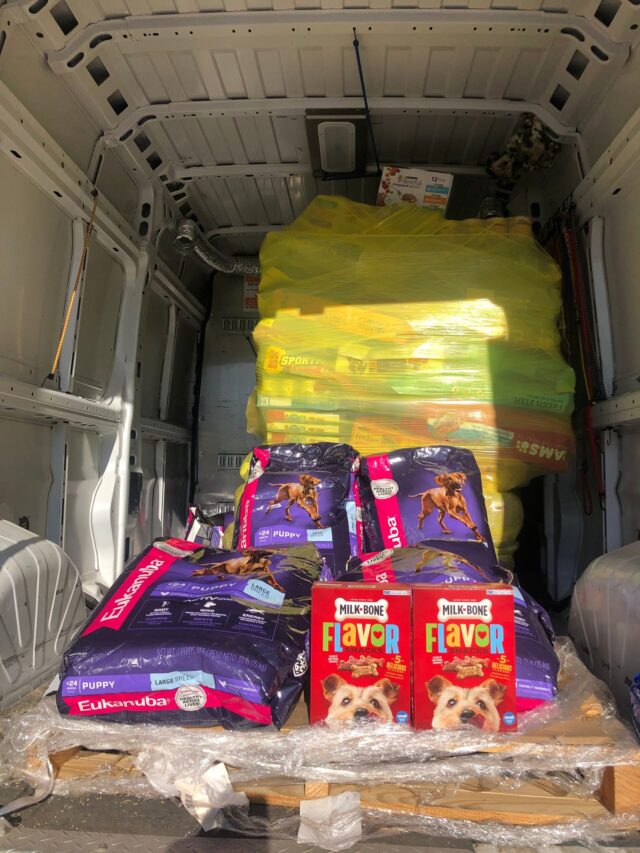 Food donated to rescue