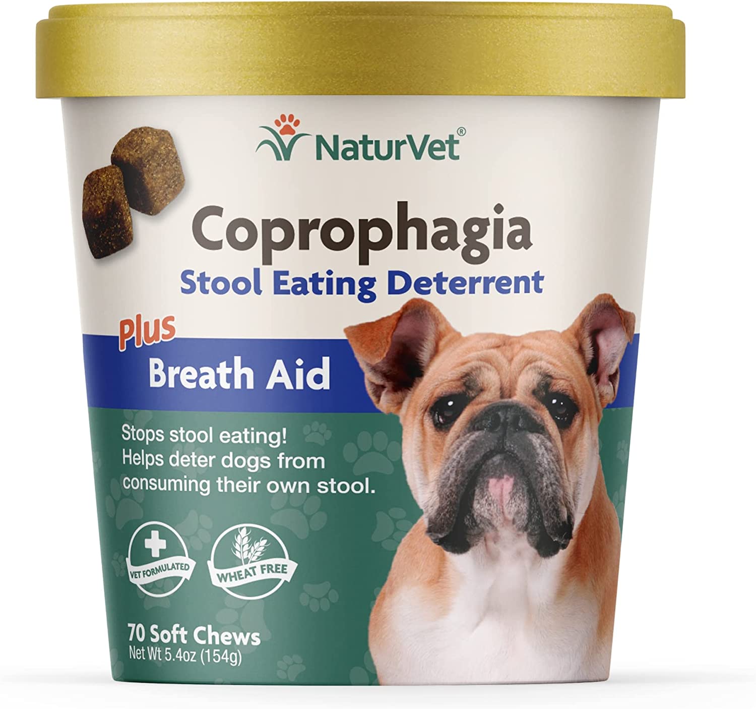 5. NaturVet Coprophagia Stool Eating Deterrent Plus Breath Aid