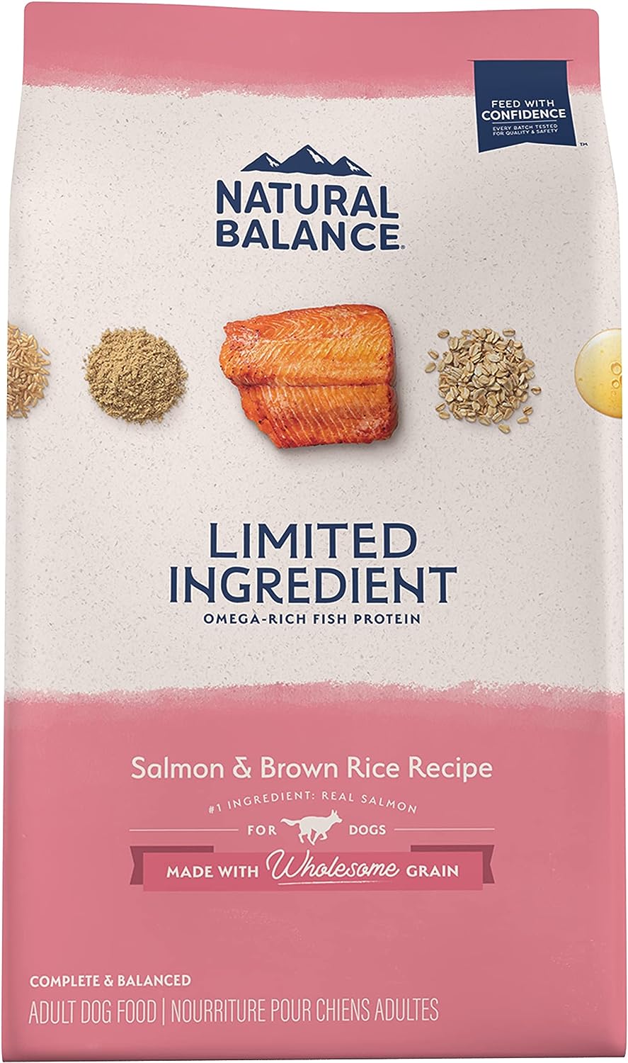 Natural Balance Limited Ingredient Adult Dry Dog Food Salmon & Brown Rice