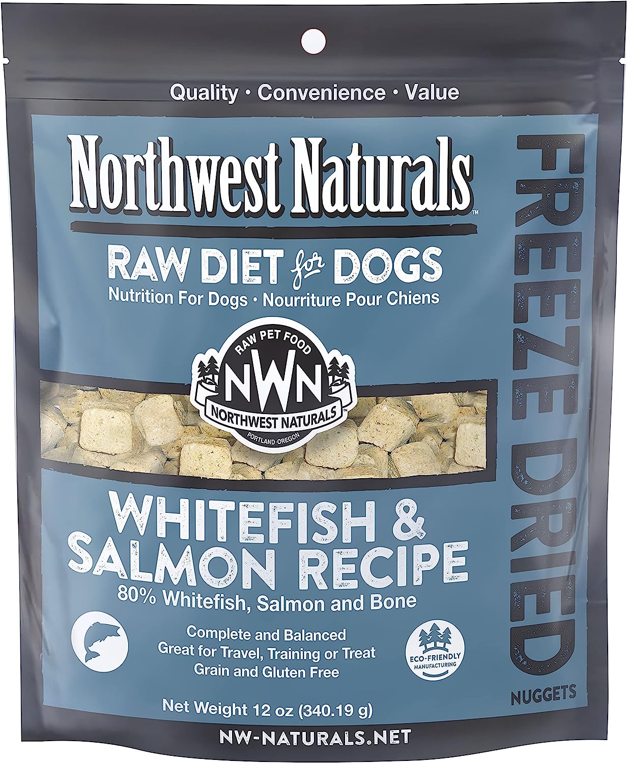 Northwest Naturals Freeze Dried Raw Whitefish & Salmon