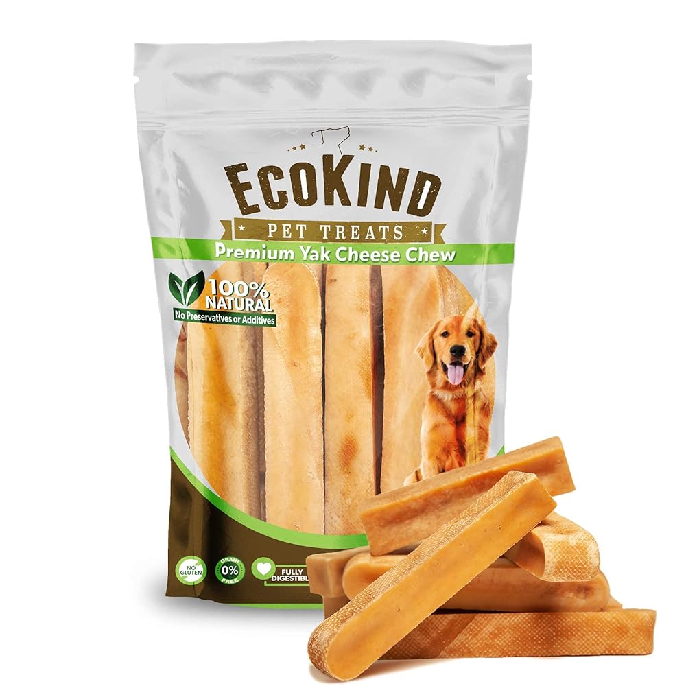 EcoKind Pet Treats Gold Yak Dog Chews