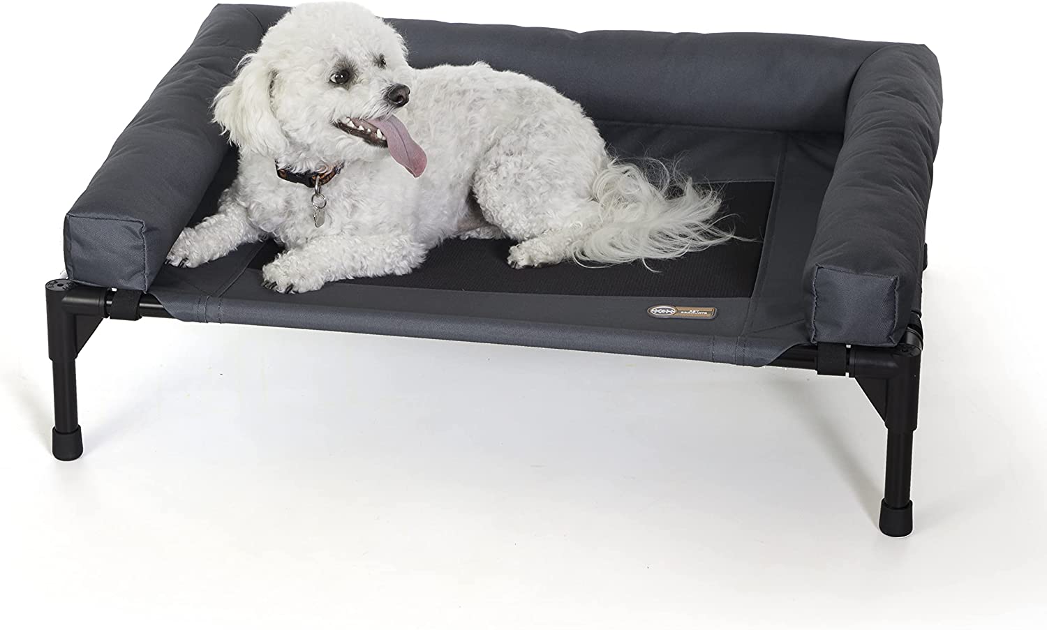 K&H PET PRODUCTS Bolster Dog Cot Elevated Dog Bed