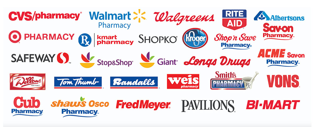 Pharmacies that participate in our pet prescription discount coupon