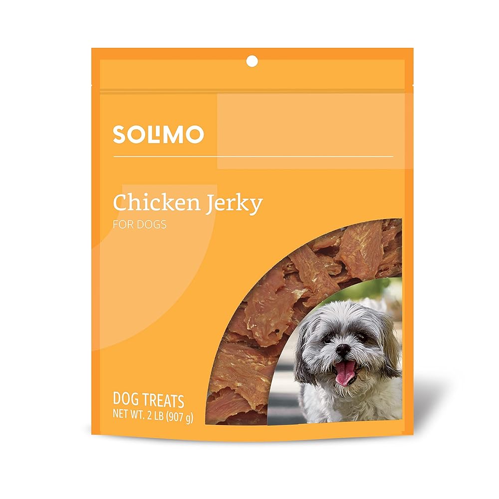 Amazon Brand - Solimo Chicken Jerky Dog Treats