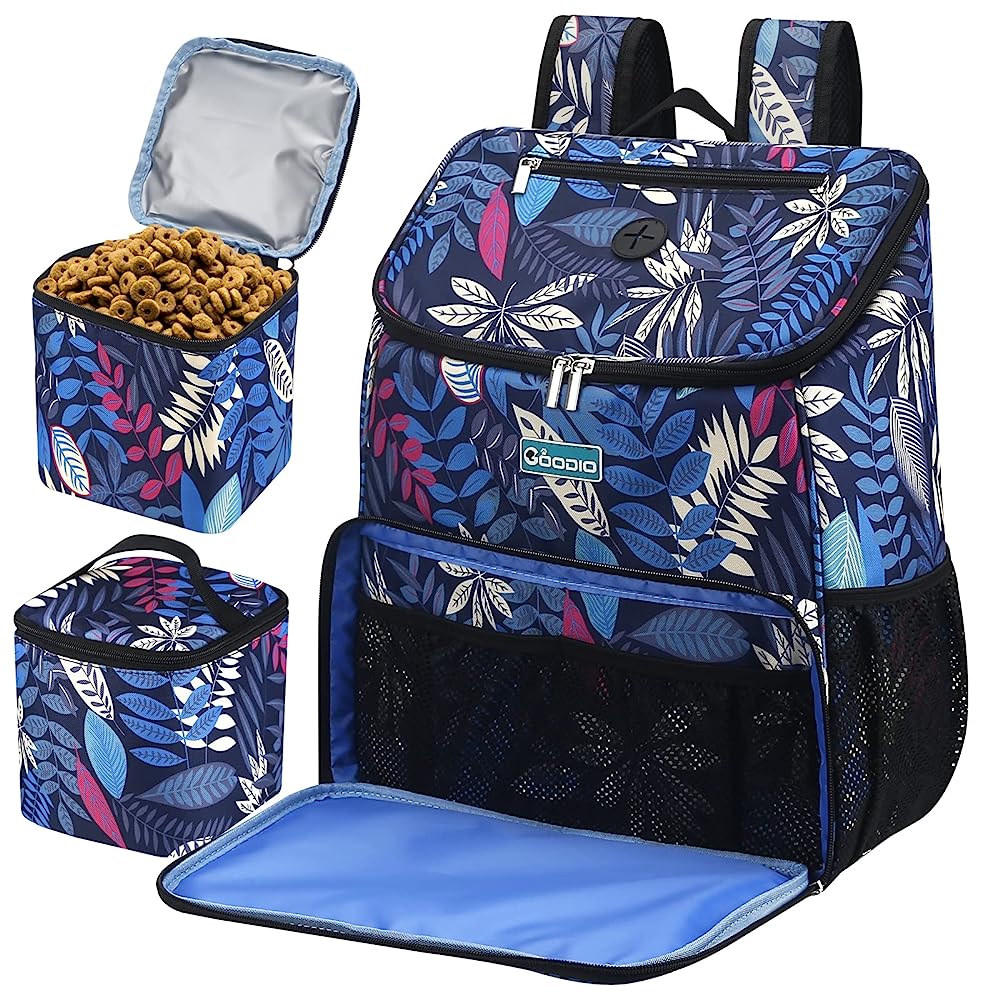 Petami Dog Travel Bag | Airline Approved Tote Organizer with Multi-function Pockets, Food Container Bag and Collapsible Bowl | Perfect Weekend Pet