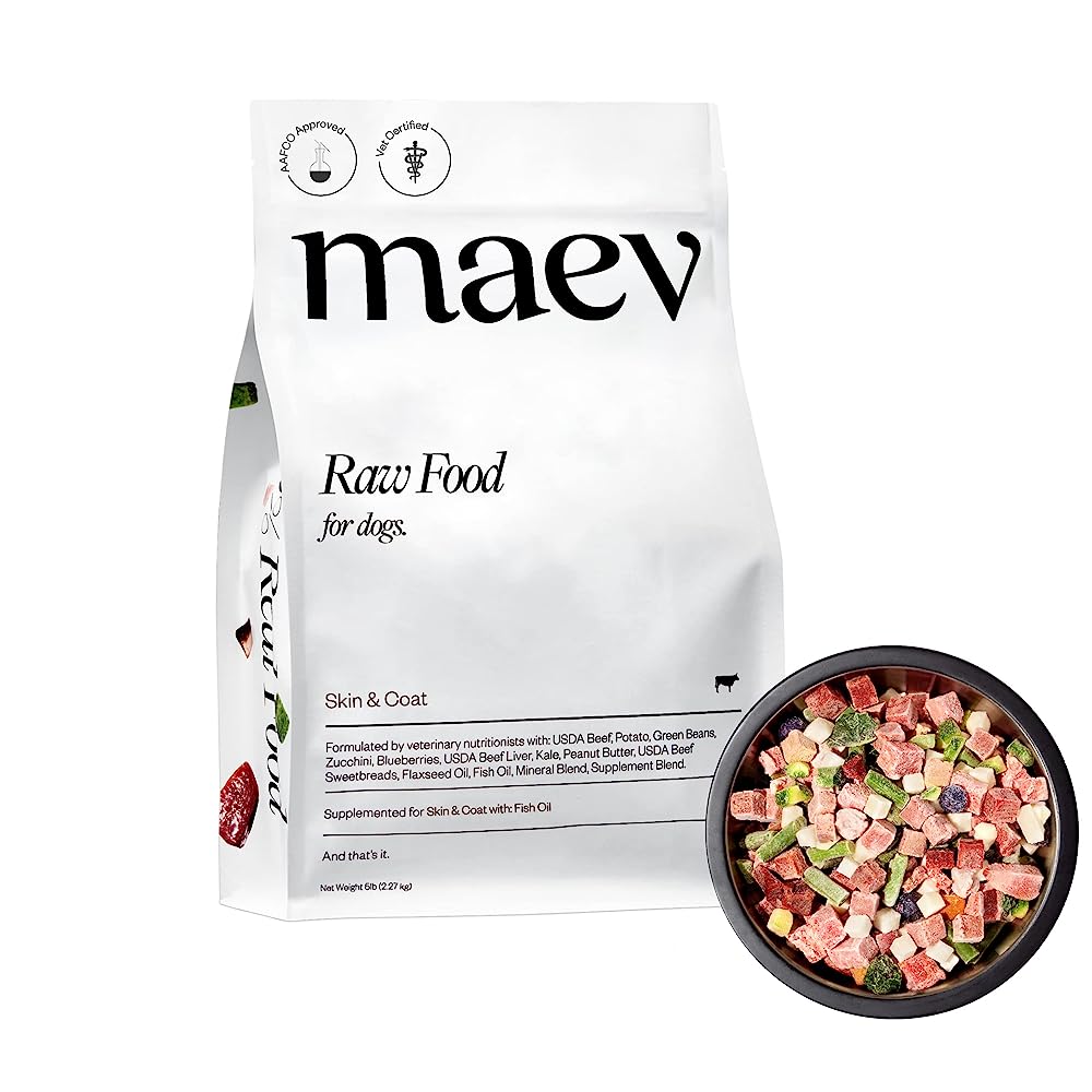 Maev Raw Dog Food, Flash Frozen Dog Food
