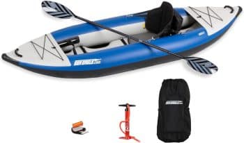 Sea Eagle 300X Explorer Touring, Camping, Fishing Whitewater Inflatable Kayak, Solo