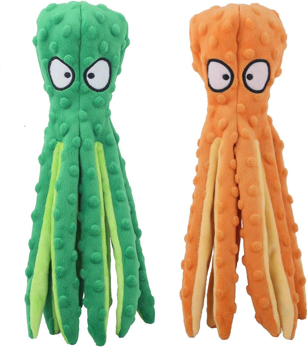 CPYOSN Dog Squeaky Toys Octopus