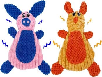 Comtim 2 Pack Durable Dog Chew Toys