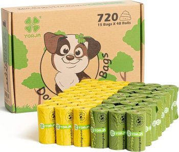YORJA Dog Poop Bags Rolls,