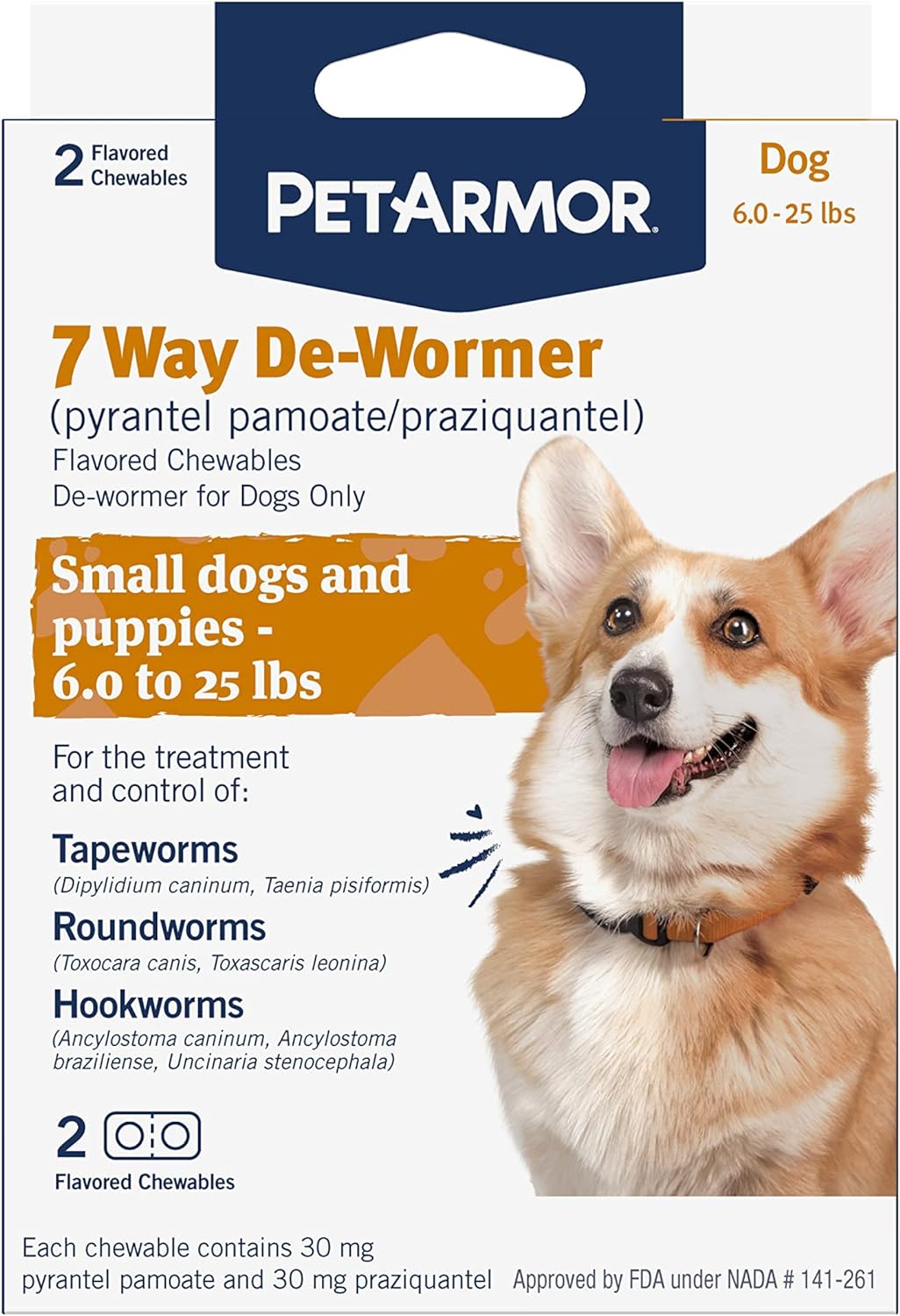 PetArmor 7 Way De-Wormer for Dogs