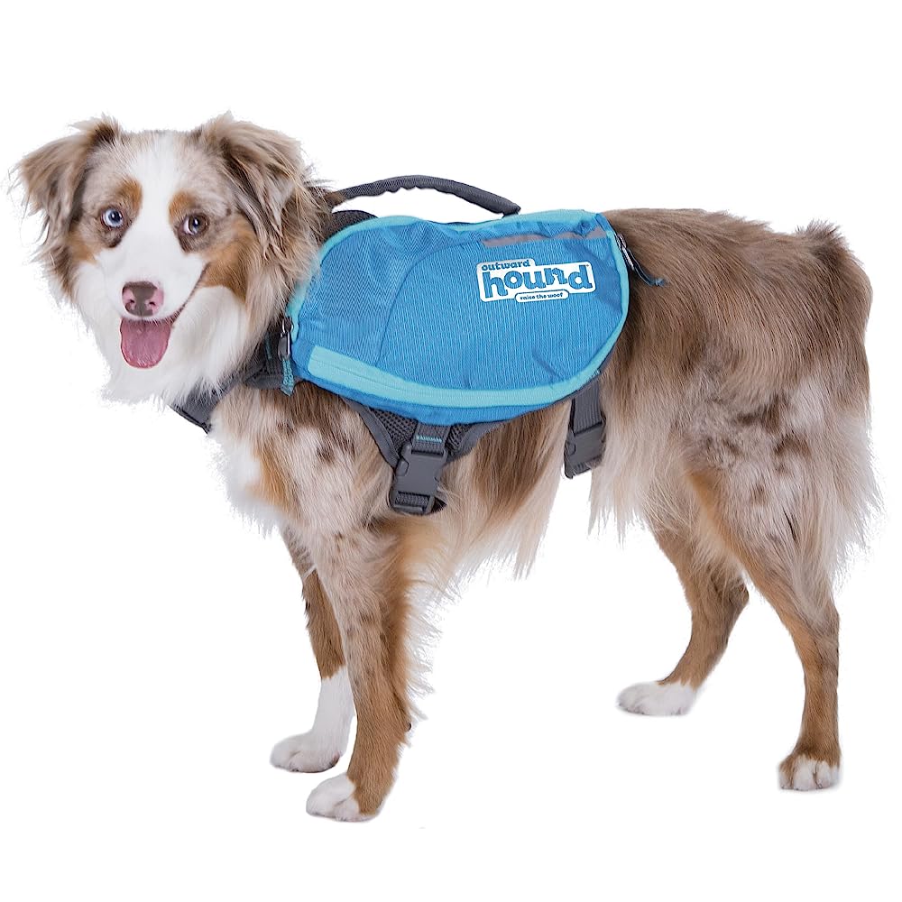  Kurgo Dog Saddlebag Backpack, Back Pack Dog Harness, Hiking  Pack for Dogs, Packs for Pets to Wear, Camping & Travel Vest Harness,  Reflective, Lightweight, Baxter Pack For Medium & Large Pets 