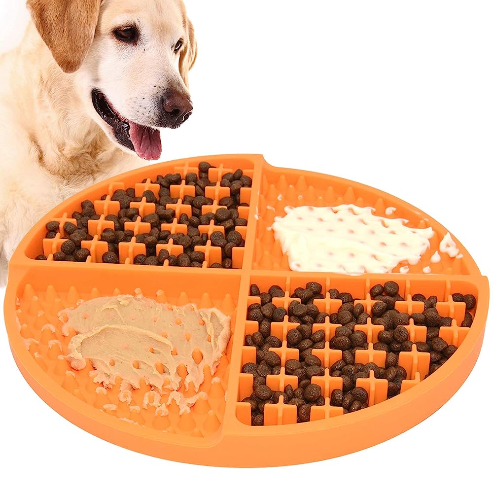  Licking Mat for Dogs Crate, Interactive Large 7.1 Size Lick  Mats for Boredom Relief & Anxiety Reduction, Soft & Safe Peanut Butter Lick  Pad for Training : Pet Supplies