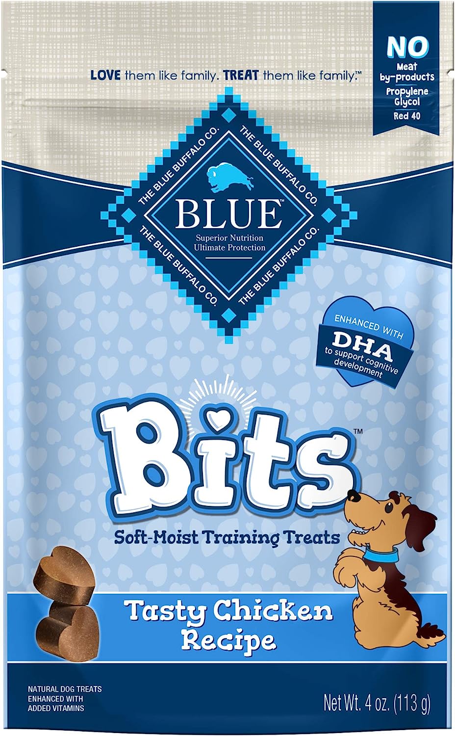 3. Blue Buffalo Blue Bits Soft-Moist Training Treats
