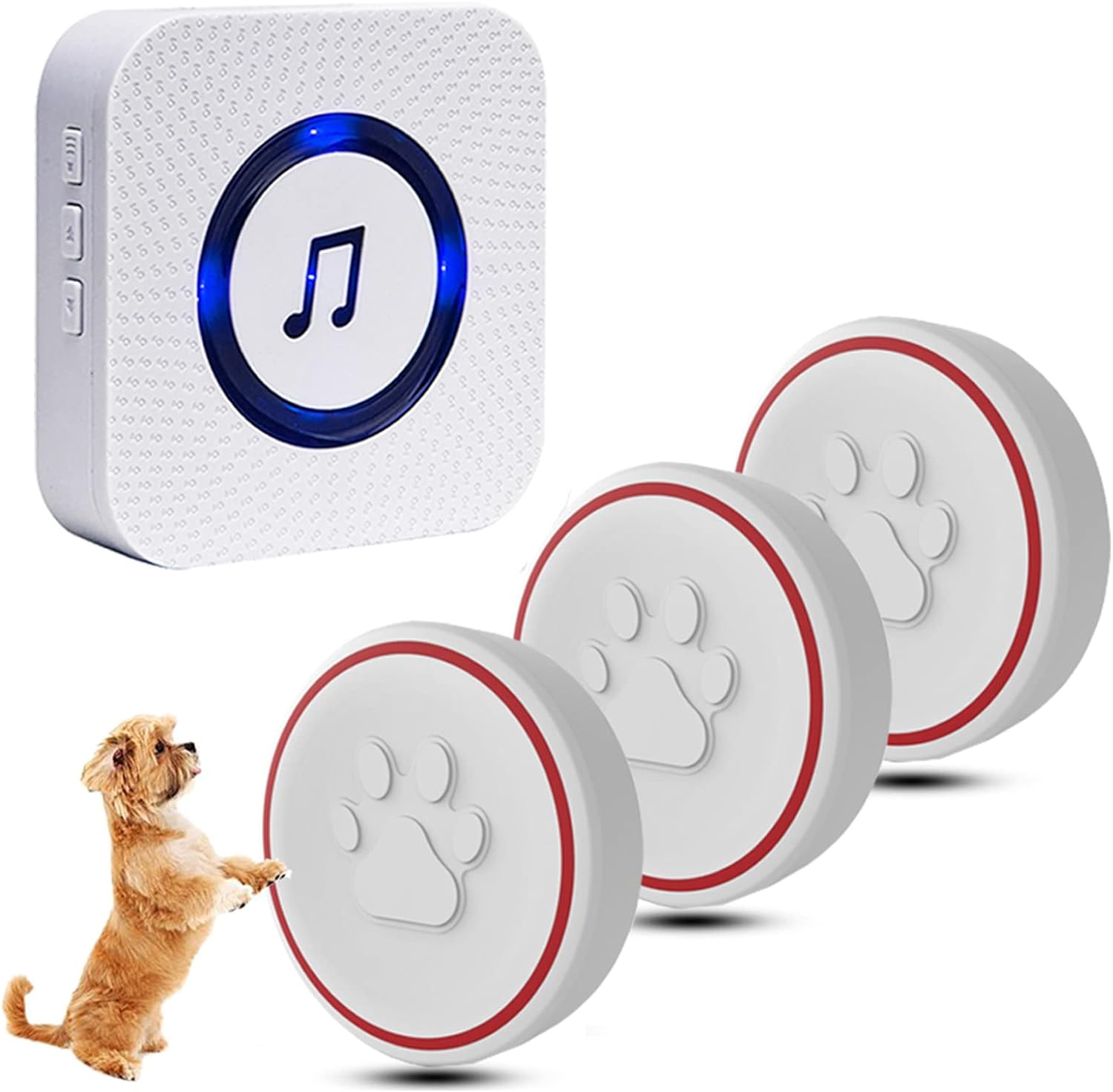 ChunHee Dog Doorbell for Potty Training Wireless
