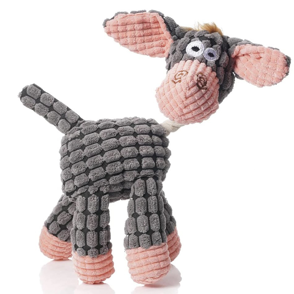 Betsy the Donkey Plush Dog Toy with Squeaker