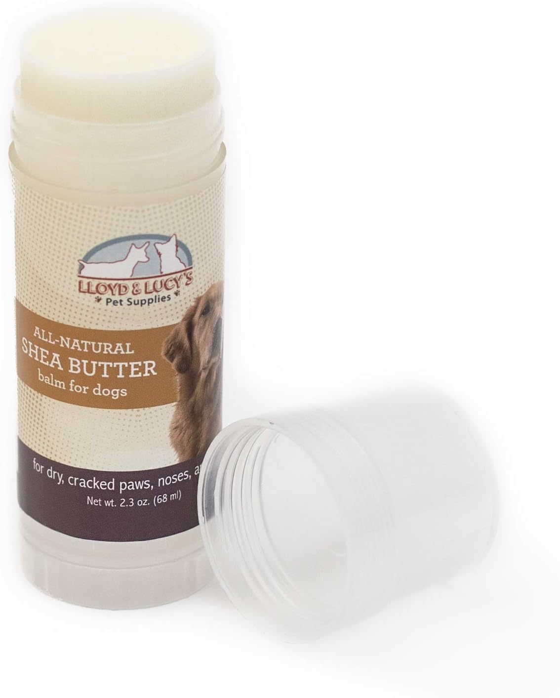 All Natural Shea Butter Balm for Dogs, Treats Dry Skin, Nose, and Paws