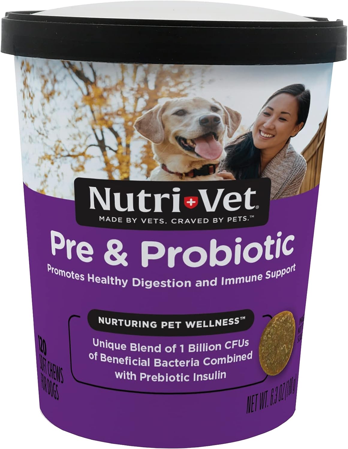 Nutri-Vet Pre and Probiotic Soft Chews for Dogs