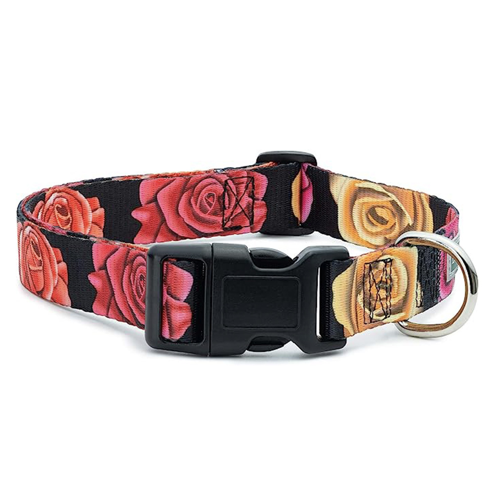 Image of Floral Flower- Rose Dog Collar