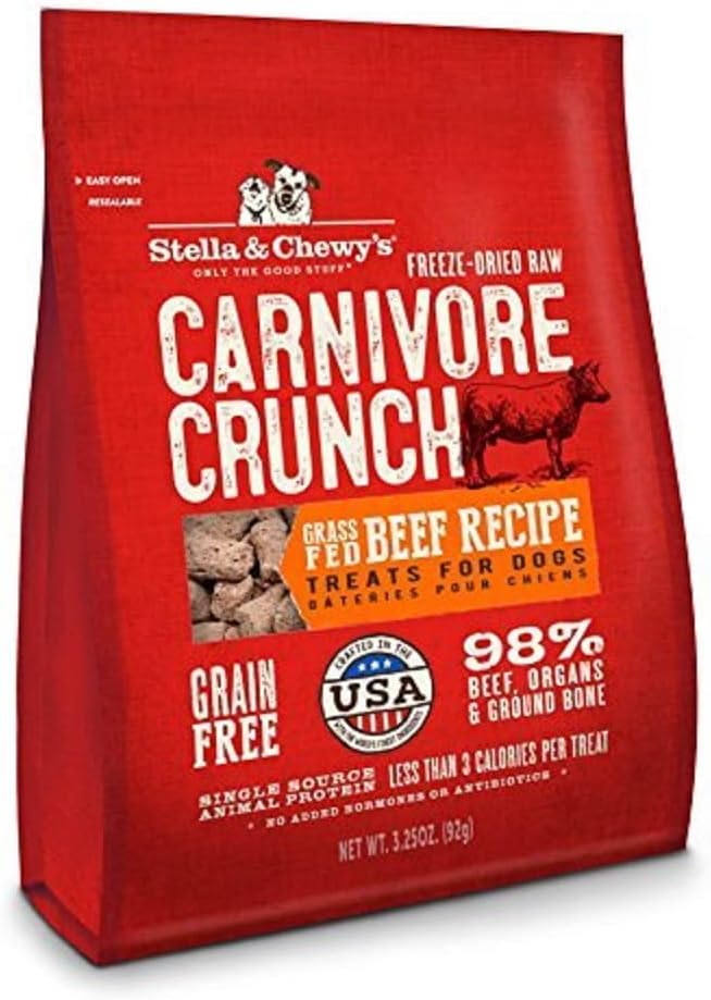 1. Stella & Chewy's Freeze-Dried Raw Carnivore Crunch