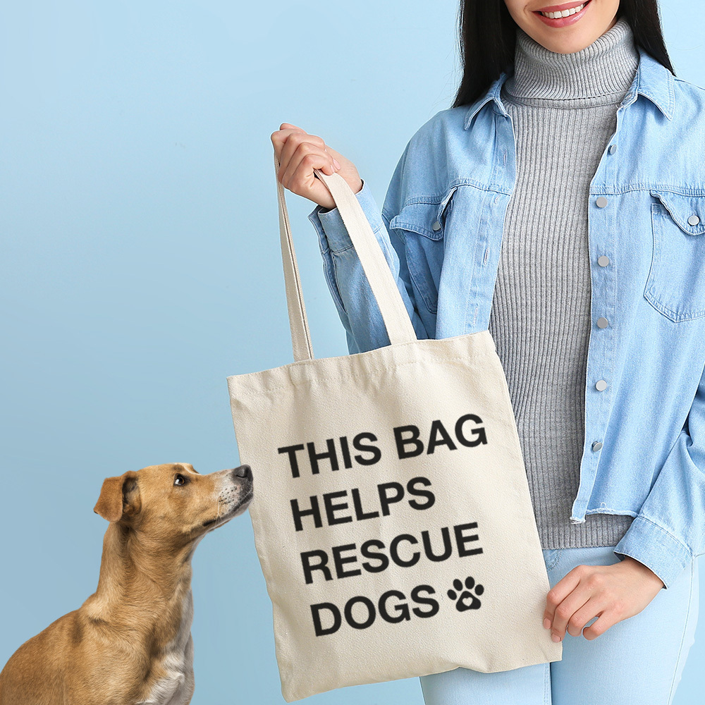 This Bag Helped Save Rescue Dogs  - Canvas Tote