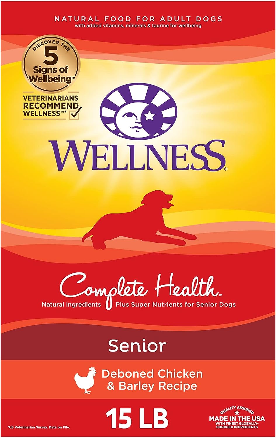 Wellness Complete Health Senior Nourriture sèche pour chiens