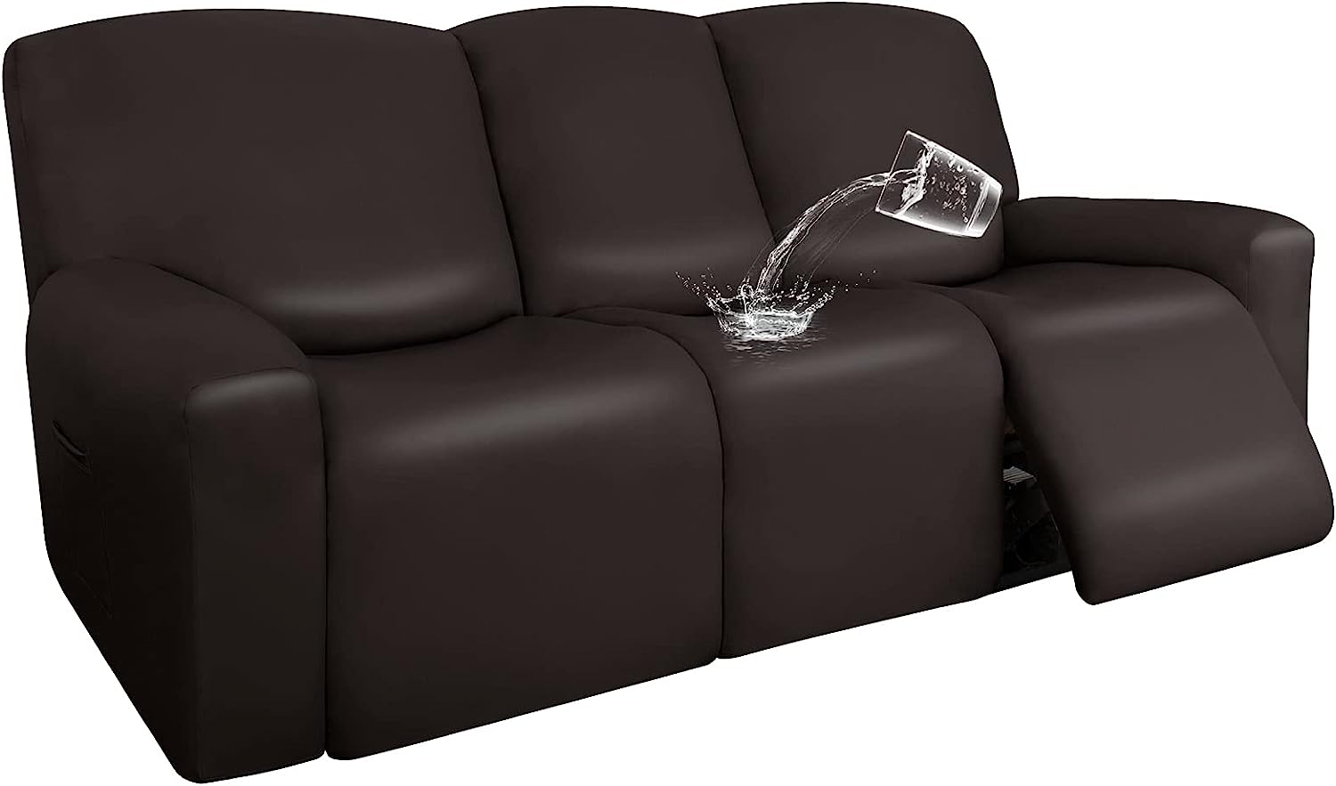Easy-Going PU Leather Recliner Sofa Slipcovers