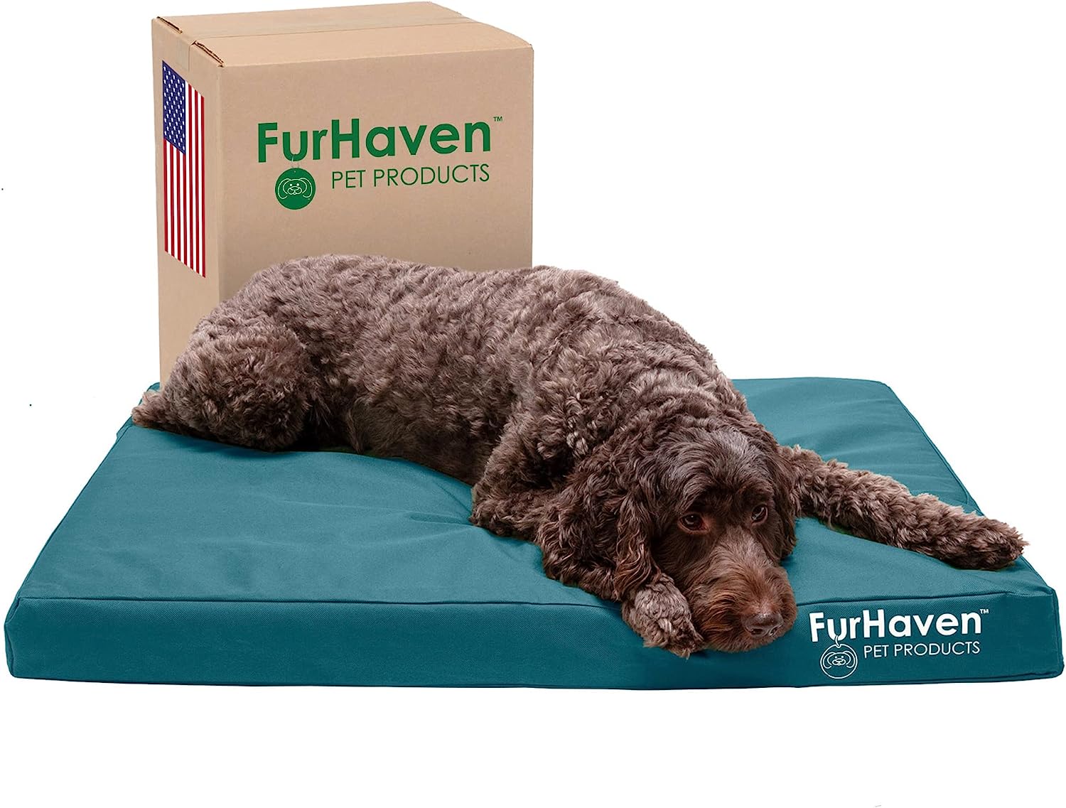 Furhaven Water-Resistant Orthopedic Dog Bed