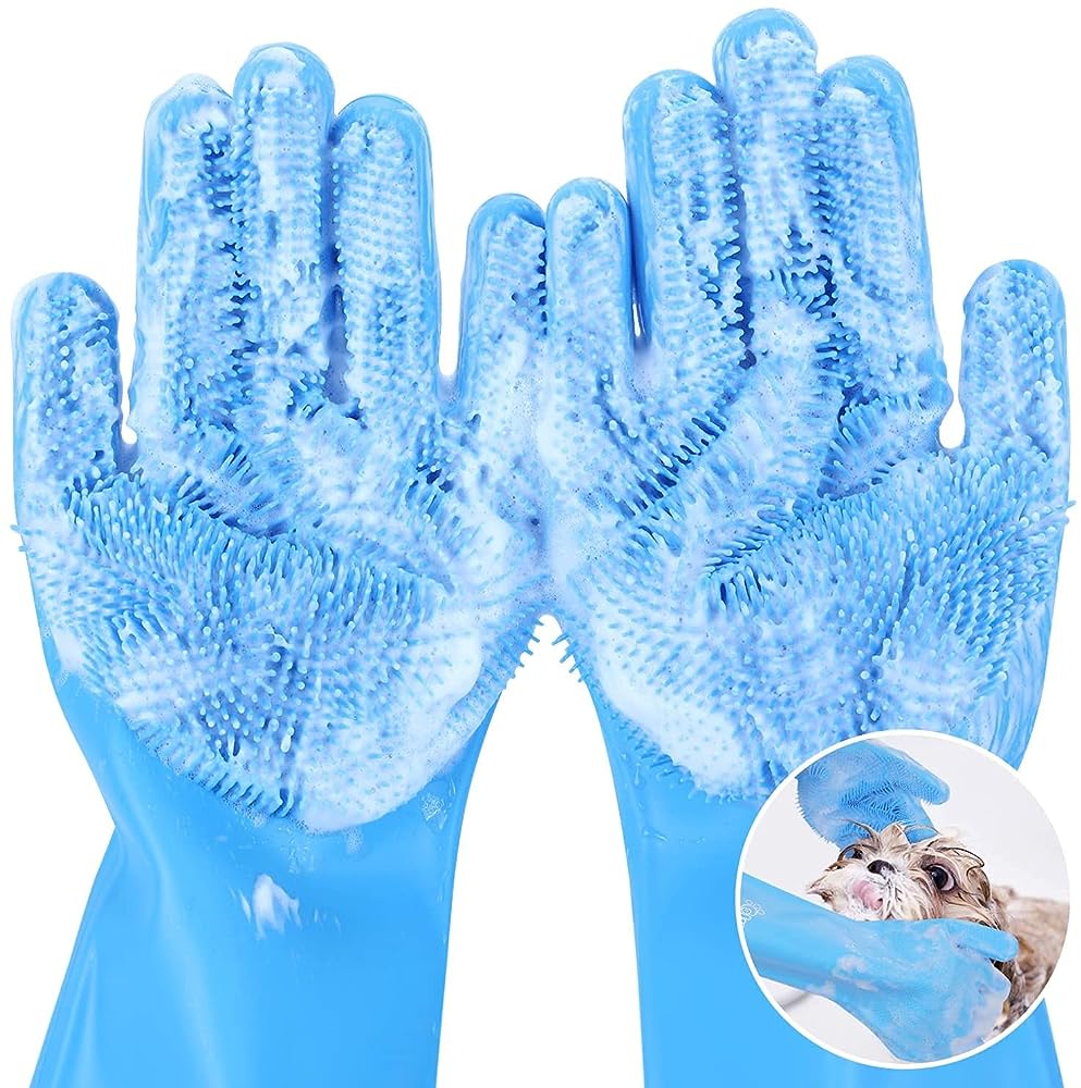 pecute Pet Grooming Gloves