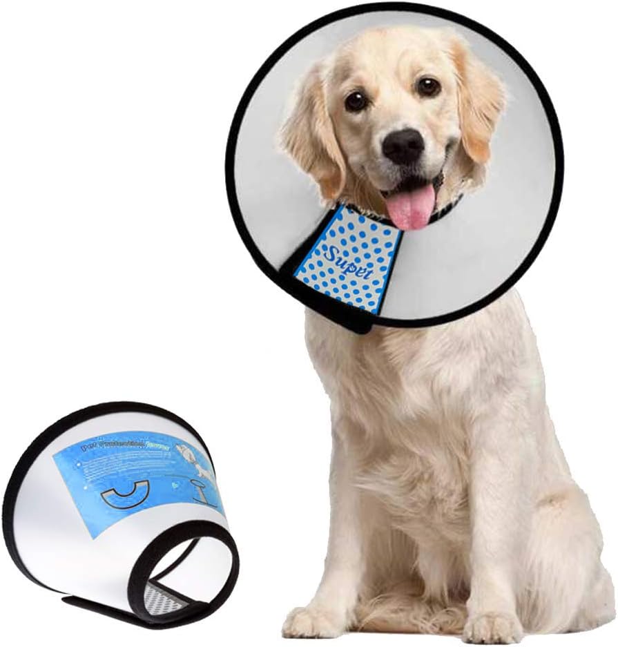 Supet Dog Cone Adjustable Pet Cone