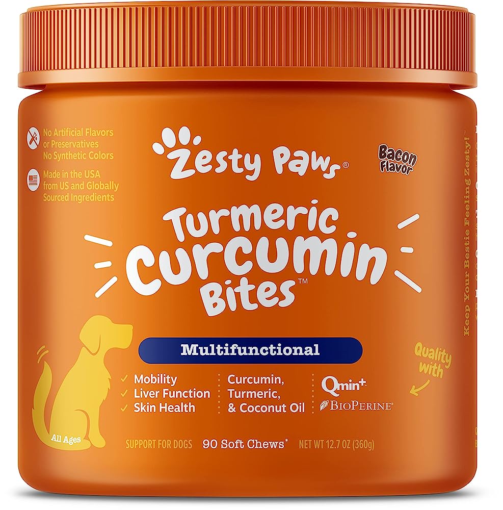 Zesty Paws Turmeric Curcumin for Dogs