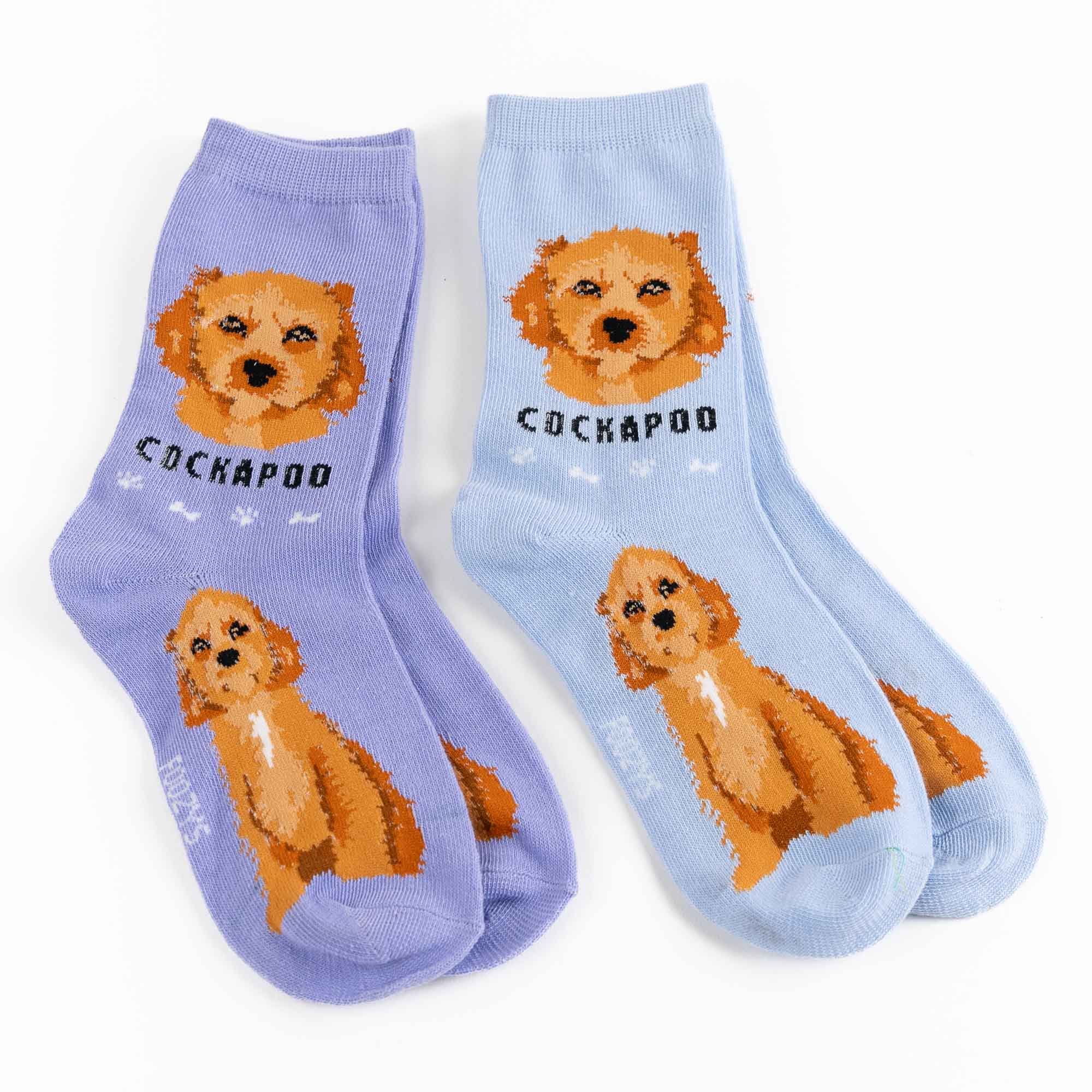 My Favorite Dog Breed Socks ❤️ Cockapoo Breed Dog Socks - 2 Set Collection