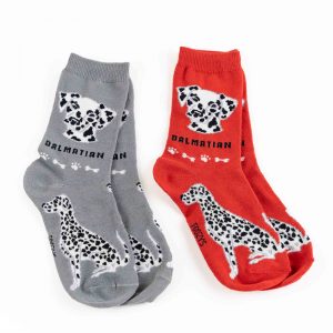 My Favorite Dog Breed Socks ❤️ Dalmatian Breed Dog Sock – 2 Set Collection