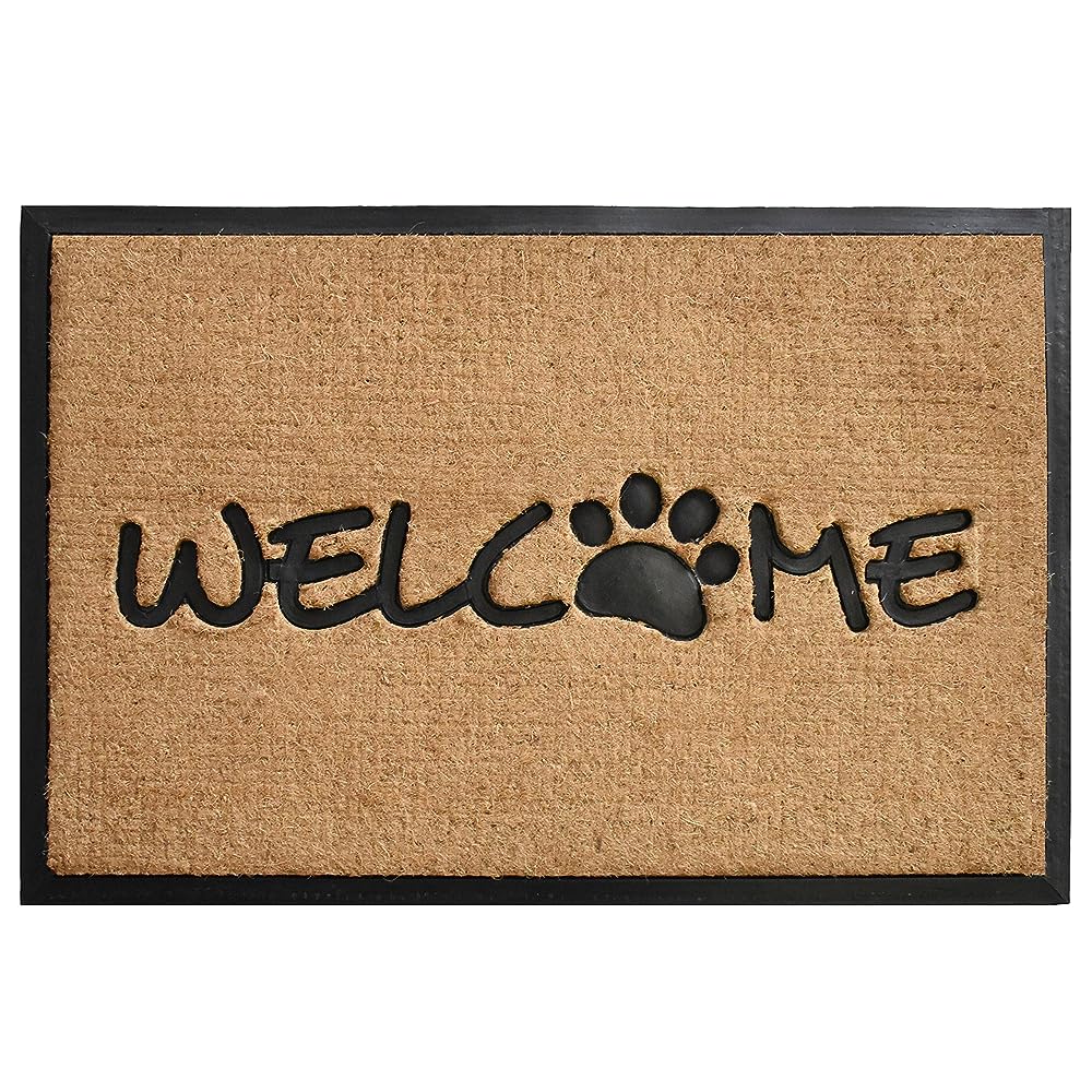 Birdrock Home Go Away Coir Doormat | 18 x 30 inch | Standard Welcome Mat with 