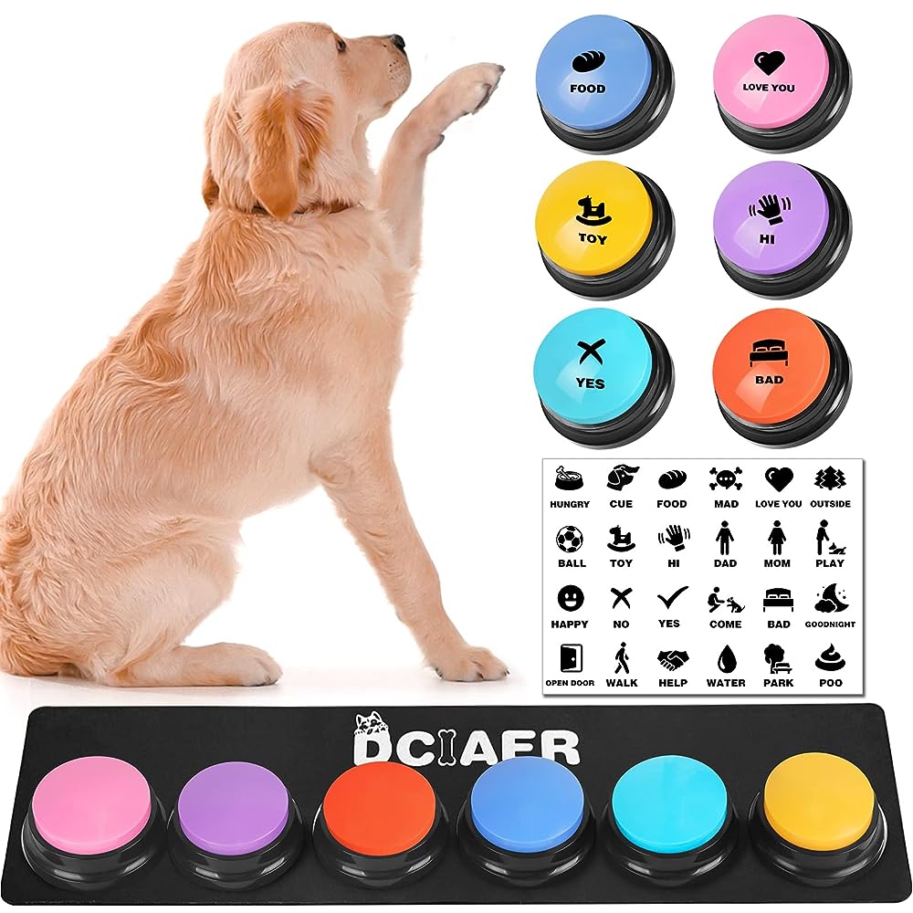 Yes No Sound Buzzers Answer Buzzers Sound Button Talking Button Learning  Buzzers Dog Buttons Pet Talking Button For Funny Party Favor Prank Toy Red  Gr