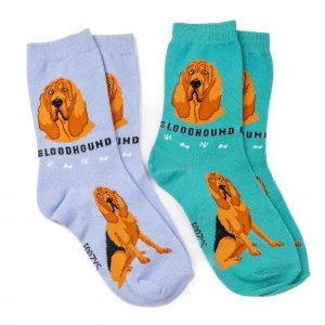 My Favorite Dog Breed Socks ❤️ BloodHound Breed Dog Sock – 2 Set Collection