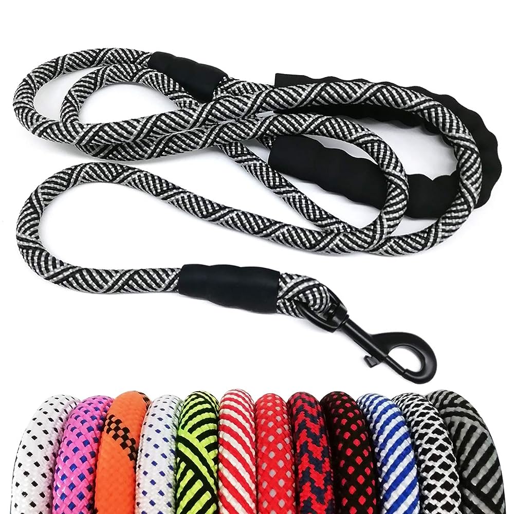 Top Paw Rope Slip Dog Lead in Black, Size: 5 ft | PetSmart
