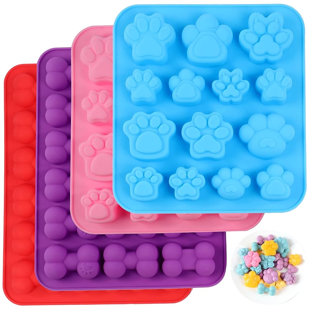 Dog Treat Molds Mini Silicone Mold For Candy, Chocolate, Biscuit, Dog Treats-  For Bakingfreezing