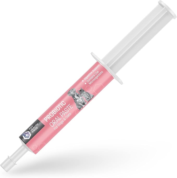 Probiotic Oral Paste for Dogs & Cats - Support Healthy Digestion Probiotic Gel - Anti Diarrhea for Dogs and Cat