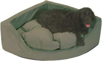 Snoozer Luxury Overstuffed Corner Dog Bed
